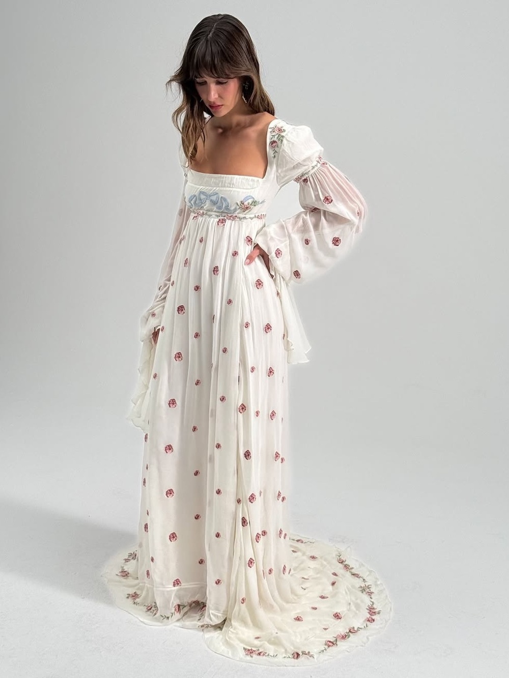 $689 Julianne For Love and Lemons Maxi Dress Size small NWT - Picture 5 of 16